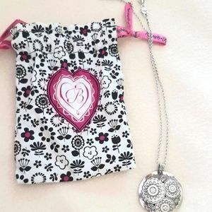 Brighton Gillyflower Pendant Necklace 18" Chain